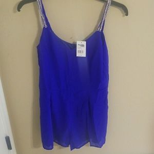 Royal Blue Romper